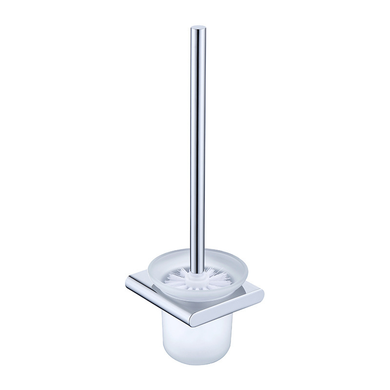 Bathroom Accessories Toilet Brush Holder  Bathroom Cleaning（Chrome）