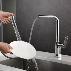 360 rotate spout pull out Kitchen Faucet