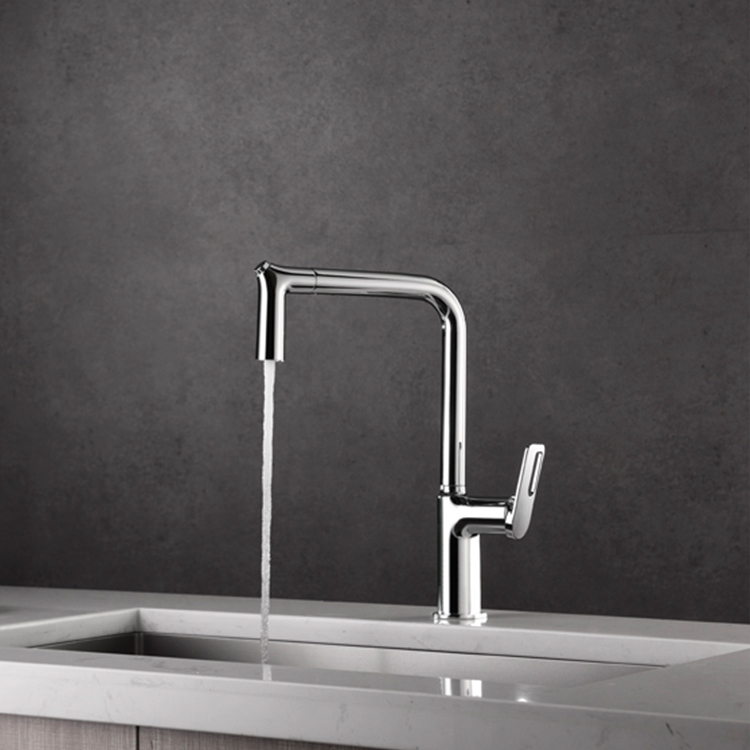 360 rotate spout pull out Kitchen Faucet