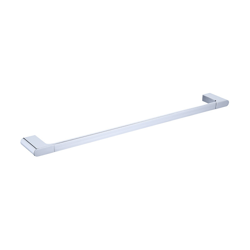 Towel Rail Towel Bar Bathroom Hardware Towel Rack Bar Single Bar（Matte Black）