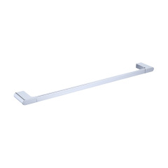 Towel Rail Towel Bar Bathroom Hardware Towel Rack Bar Single Bar（Matte Black）
