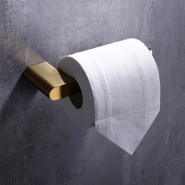 Bathroom Accessories Toilet Paper Holder Toilet Tissue Holder（Matte Black）