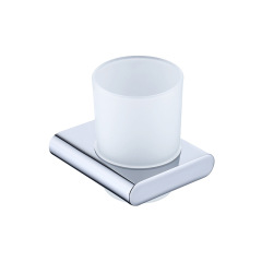 Bathroom Tumbler Holder Tooth Brush Holder（Brushed Gold）