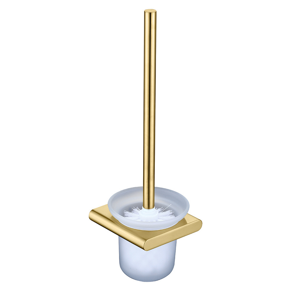 Bathroom Accessories Toilet Brush Holder  Bathroom Cleaning（Matte Black）