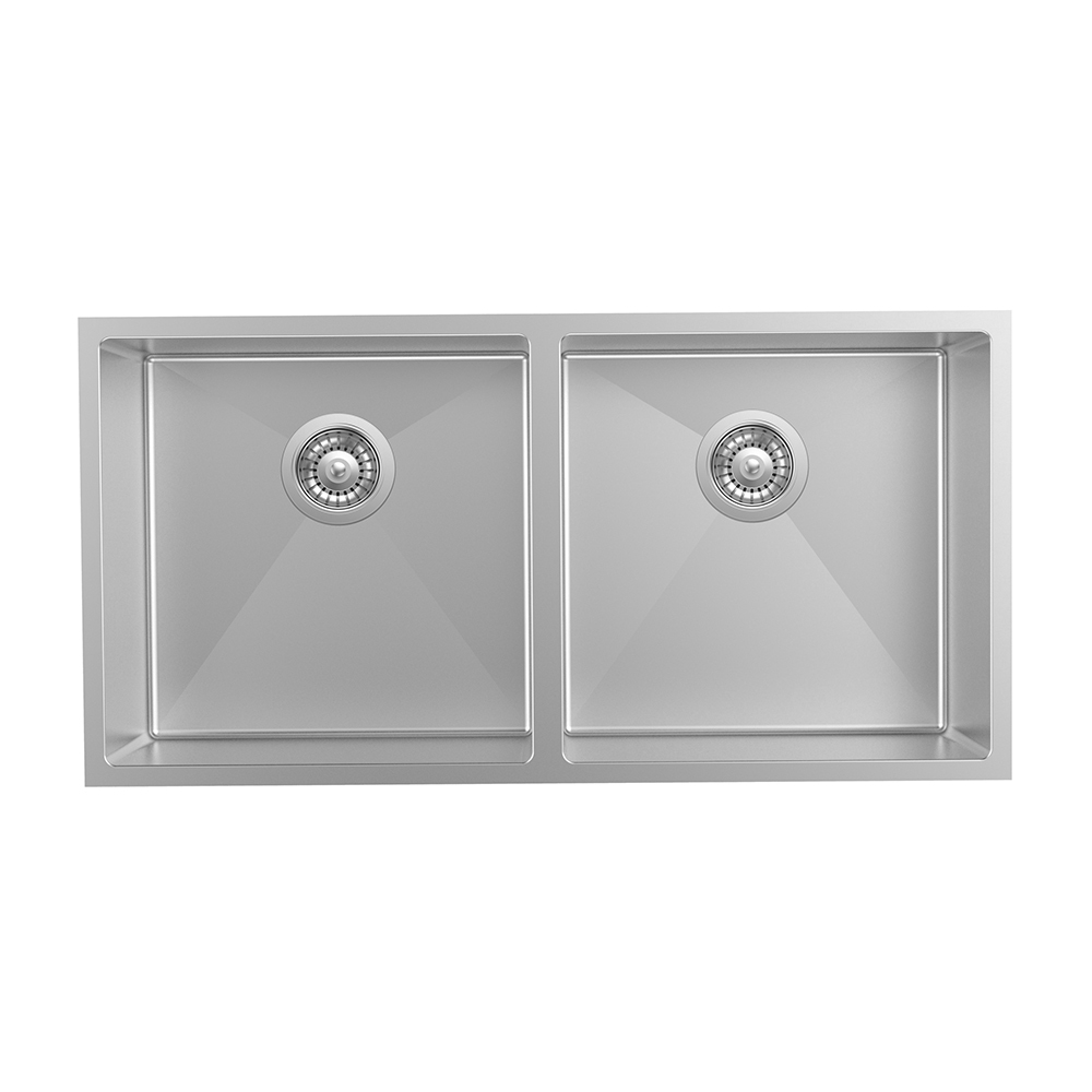 Kitchen single bowl sink without overflow hole