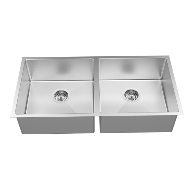 Kitchen single bowl sink without overflow hole
