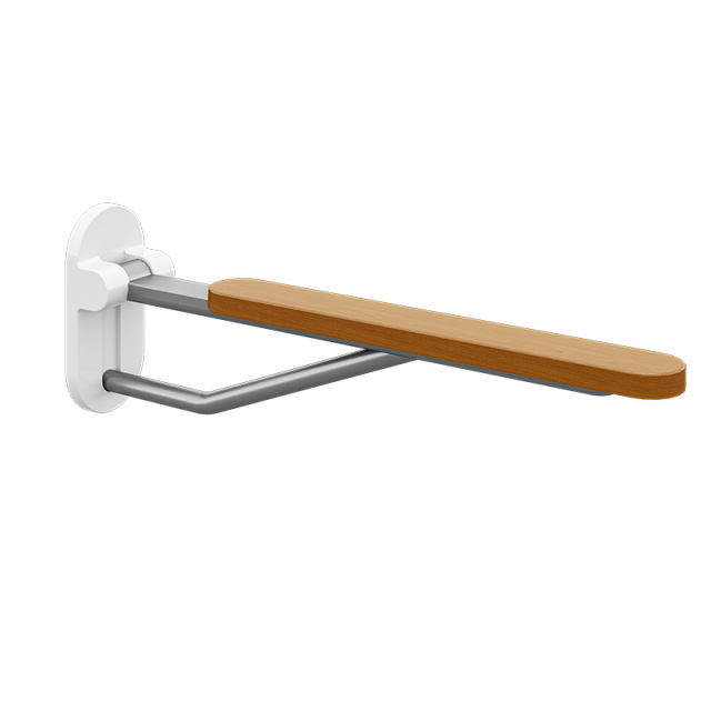 Solid wood folding armrest