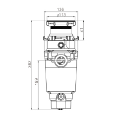 Food Waste Disposer（375W）
