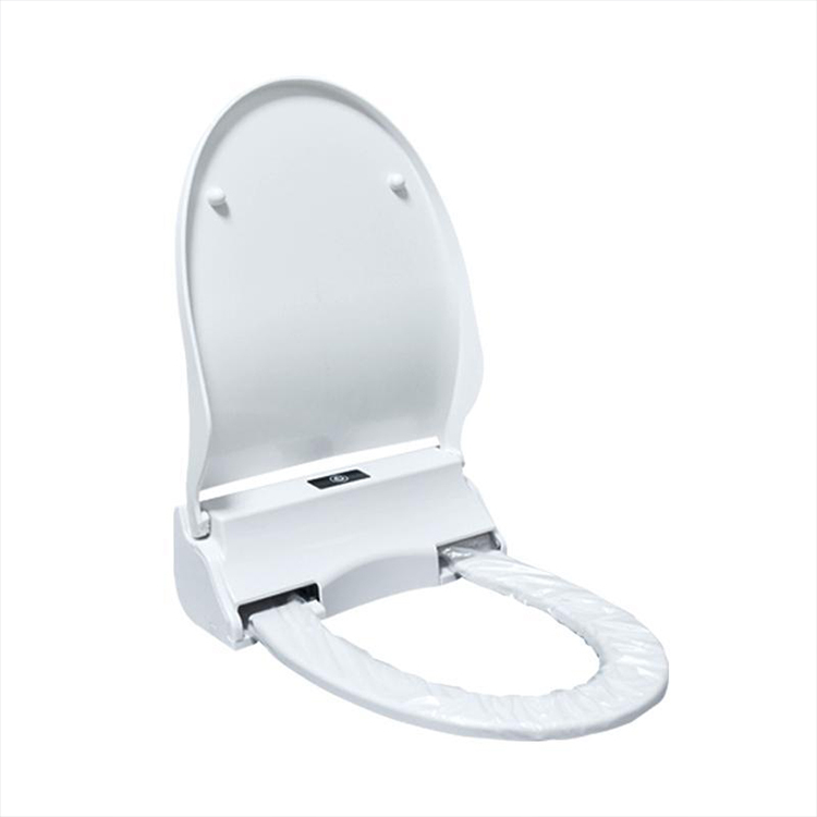 Disposable hygienic toilet seat roll film