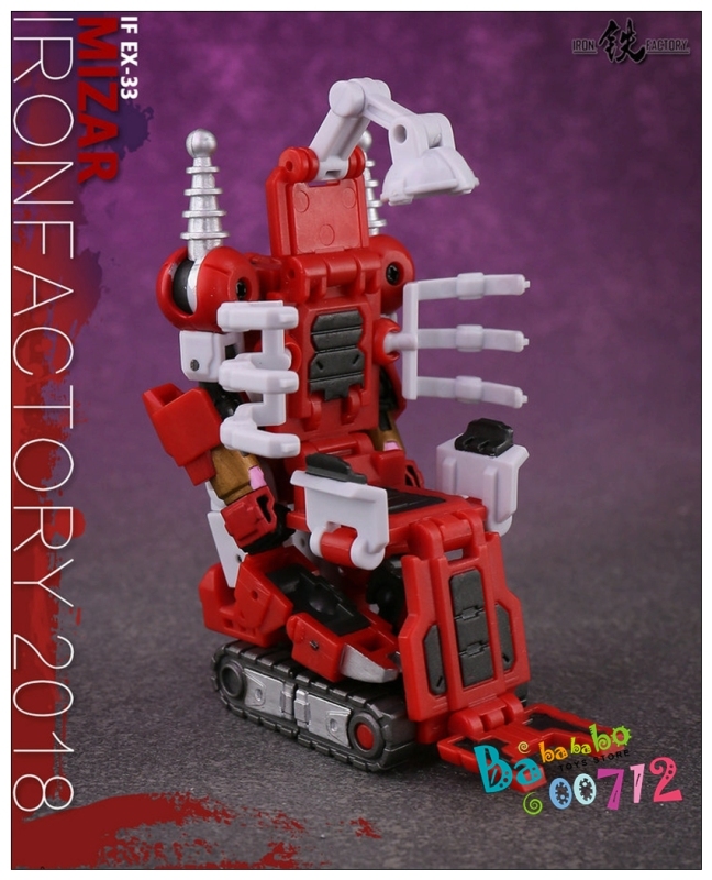 IronFactory IF EX-32/33 Spirits of The D.E.C Phecda/Mizar Transformers Mini action figure toy