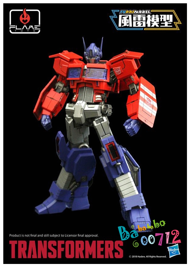 Flame Toys Transformers Model Kits Furai Model IDW Optimus Prime Action