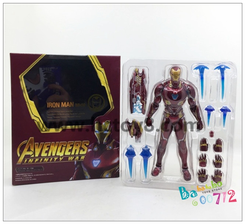 SHF MK50 Ironman Tony Stark Action figure toy ko ordinary version