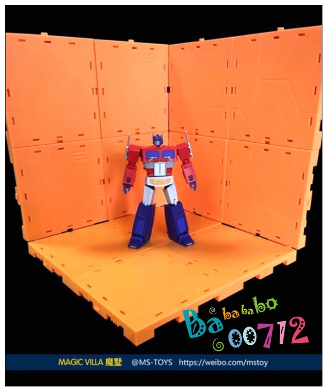 MS-TOYS Magic Villa Garage Background Upgrade kits for transformers toy 12pc set