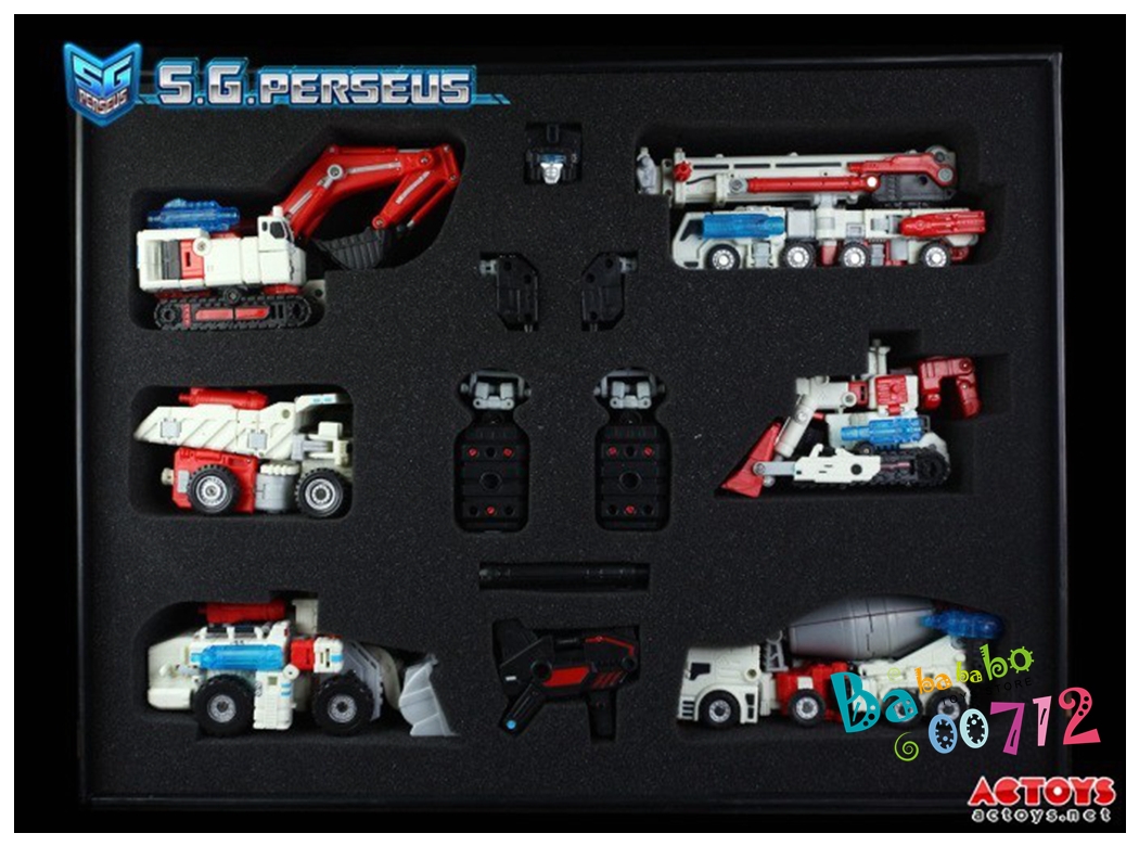 TFC S.G. Perseus Six Figure Boxed Set Transformers action figure toy