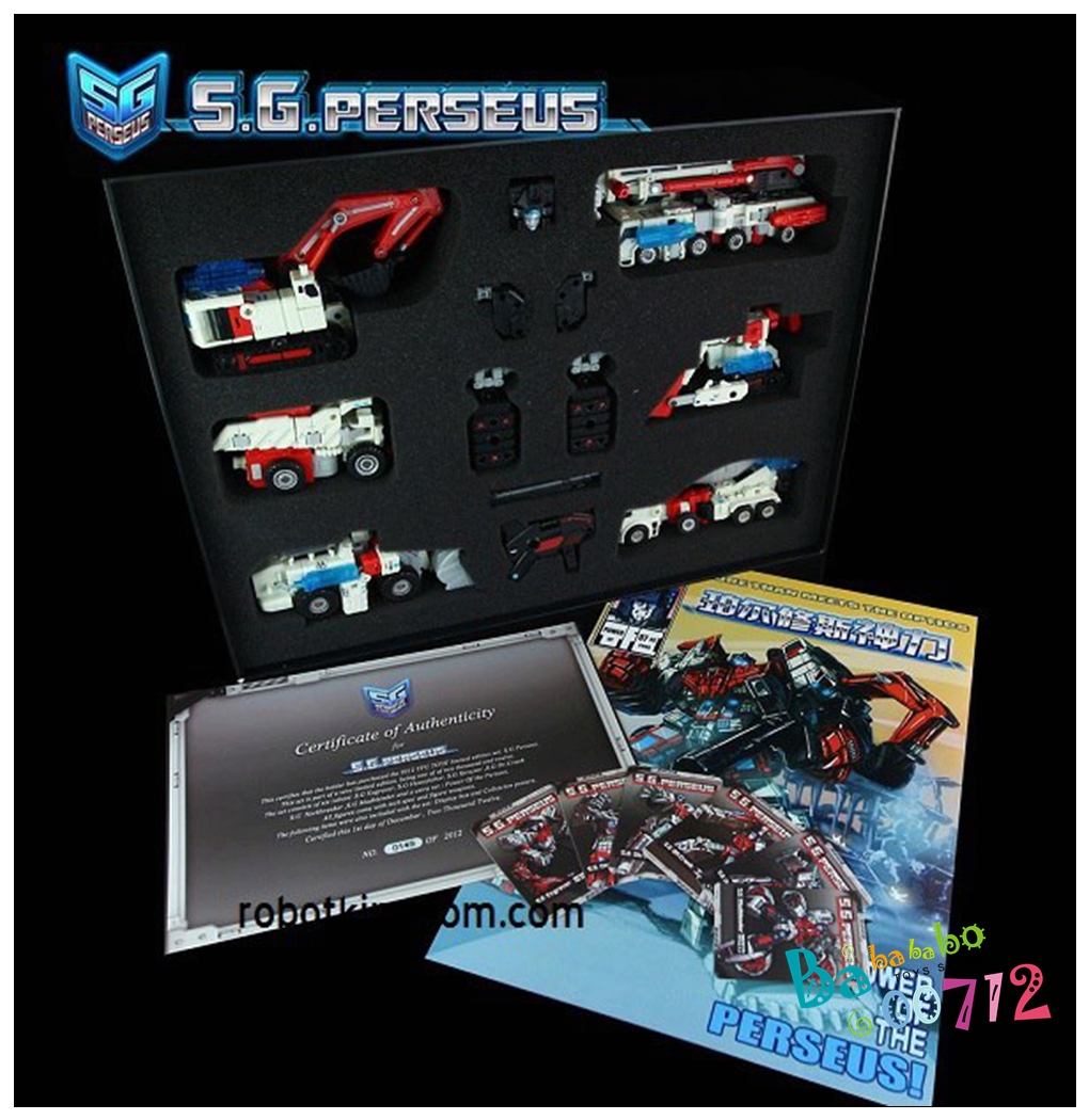 TFC S.G. Perseus Six Figure Boxed Set Transformers action figure toy