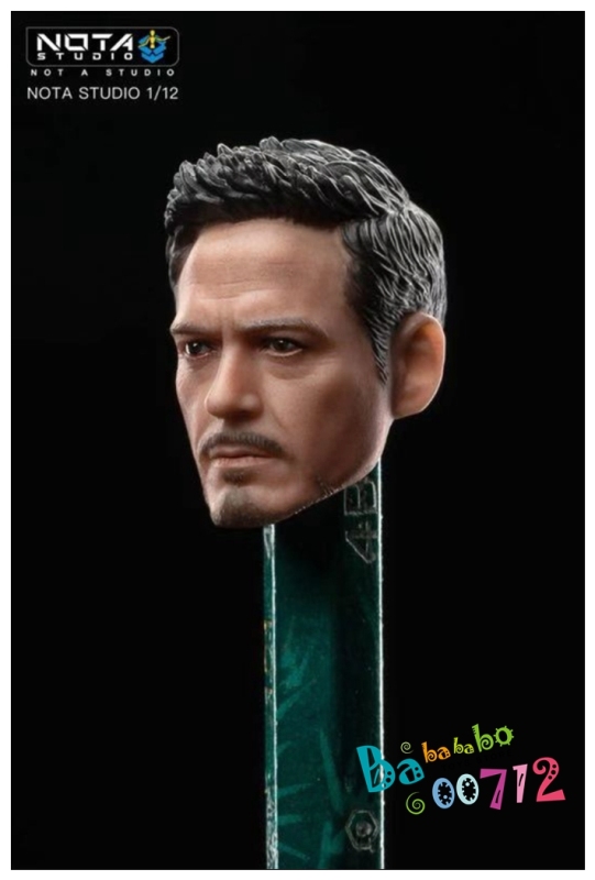 New Nota Studio IN TOY 1/12 Iron Man Mark 50 Tony Stark Head kit Repaired SHF Scale small size