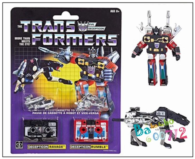 Transformers Toy TAKARA Hasbro G1 Rumble &amp; Ravage 2019 Reissue New instock