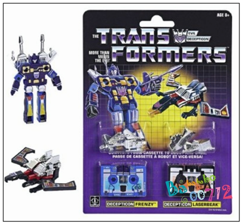 Transformers Toy TAKARA Hasbro G1 Frenzy &amp; Laserbeak 2019 Reissue New instock