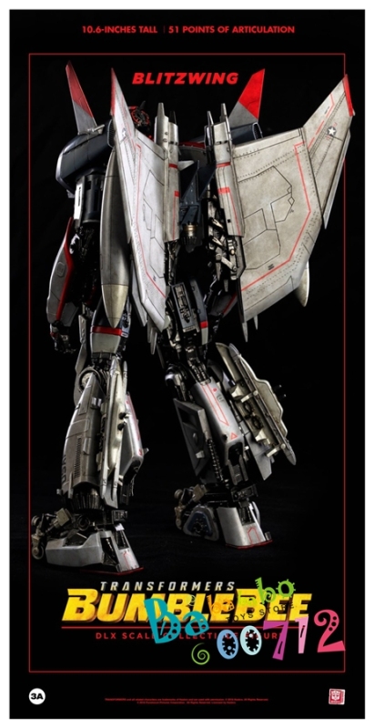 ThreeA Hasbro 3A Transformers BLITZWING DLX Scale 10.6&quot; Action Figure New