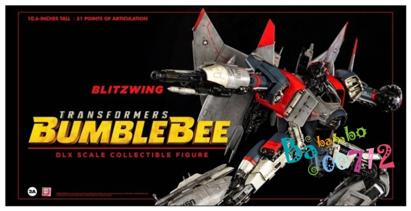 ThreeA Hasbro 3A Transformers BLITZWING DLX Scale 10.6&quot; Action Figure New