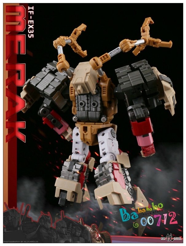 Transformers IronFactory IF EX-35 Spirits of The D.E.C Merak mini toy  in stock