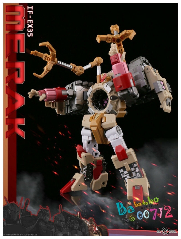 Transformers IronFactory IF EX-35 Spirits of The D.E.C Merak mini toy  in stock