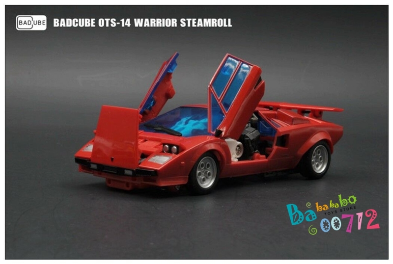 New Transformers toy BadCube OTS-14 Warrior Steamroll G1 Sideswipe instock