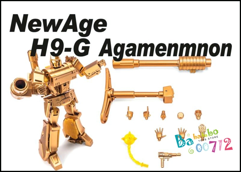 Newage NA H9G Agamenmnon mini G1 Megatron Gold Limtied Version in stock