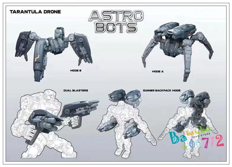 Astrobots Toy Notch 1/12 Sipder Armor Part For A01 Apollo A02 Argus in stock
