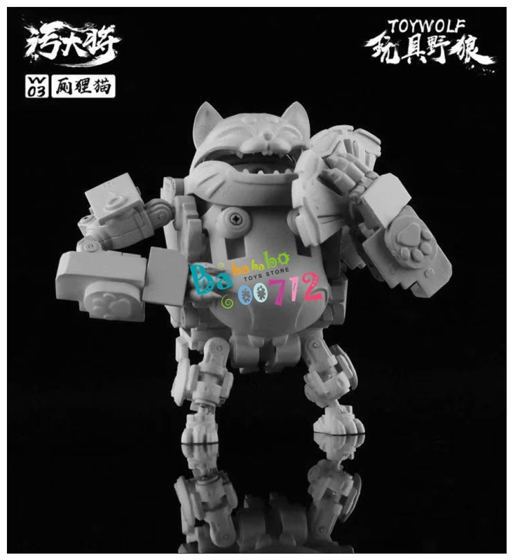Transformers Toy Toywolf W-03 W03 Fortune Cat Transformable figure Toy in stock