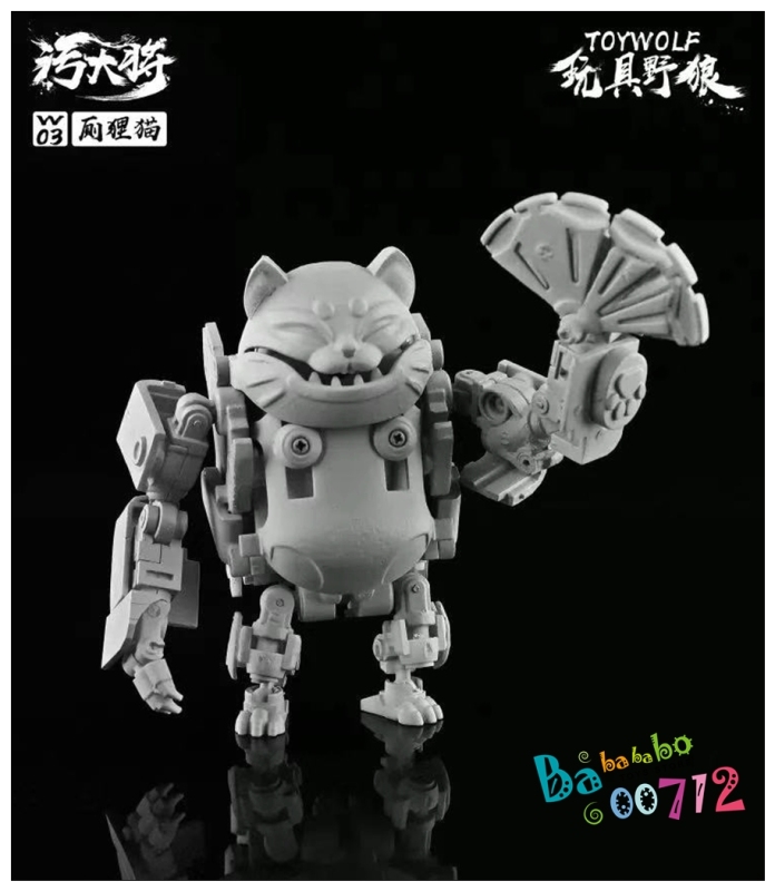 Transformers Toy Toywolf W-03 W03 Fortune Cat Transformable figure Toy in stock