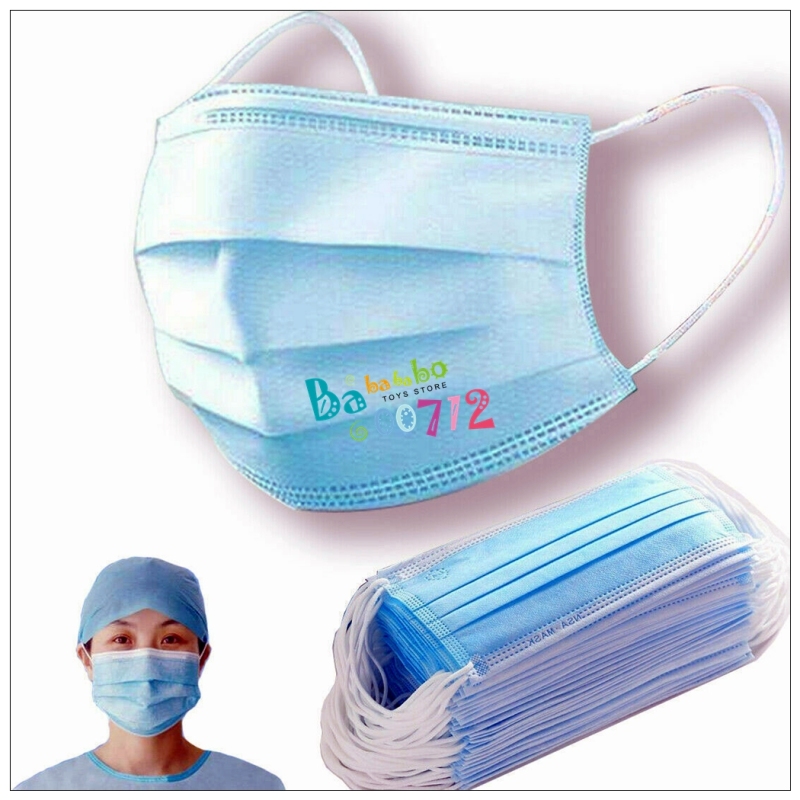 Lot Disposable Surgical Flu Virus Face Mask w/ Ear-loop Medical Sealed Masks