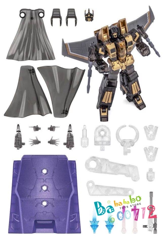 Newage NA H13D Hodur Starscream Black and Gold Version Action Figure Toy in stock mini