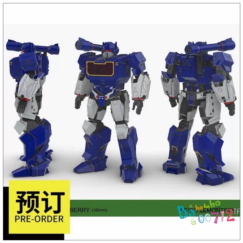 Pre-order Lemontreetoys LT-04 Blue Berry Soundwave Transformable Action figure Toy