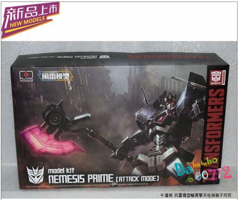 Flame Toys Furai Model Nemesis Prime Model Kit in stock