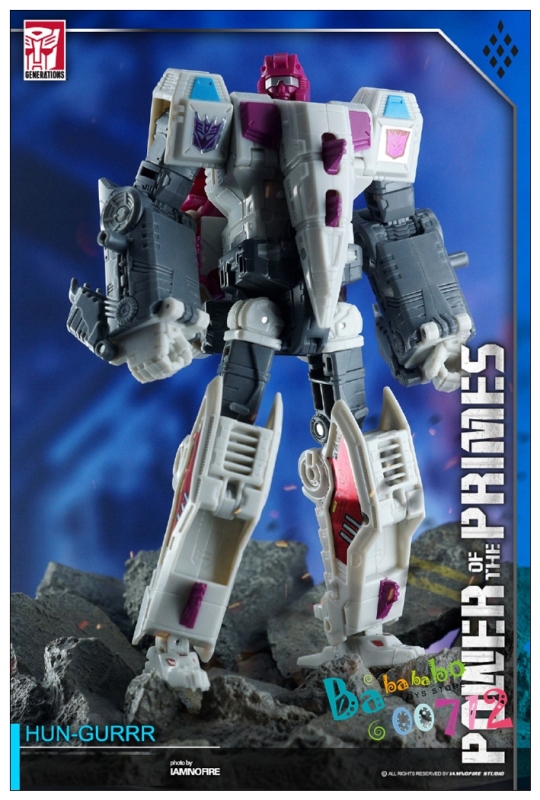 Transformers Terrorcon Hun-Gurrr Hasbro E1138 Voyager Class Loose Version no Box