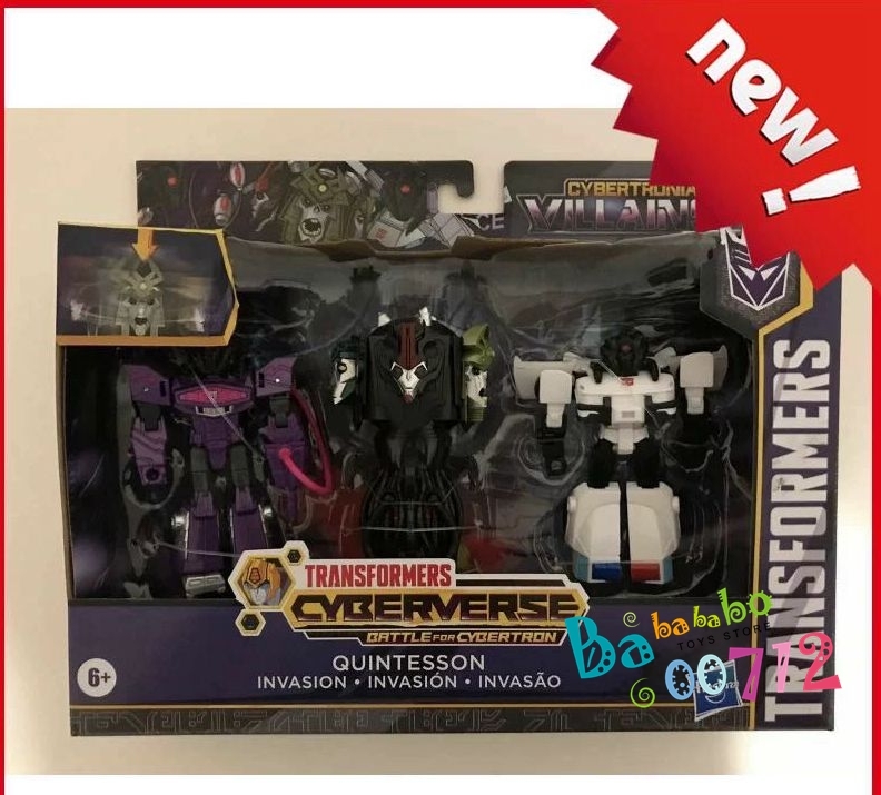 Transformers Cyberverse QUINTESSON INVASION Battle for Cybertron SHOCKWAVE PROWL in stock