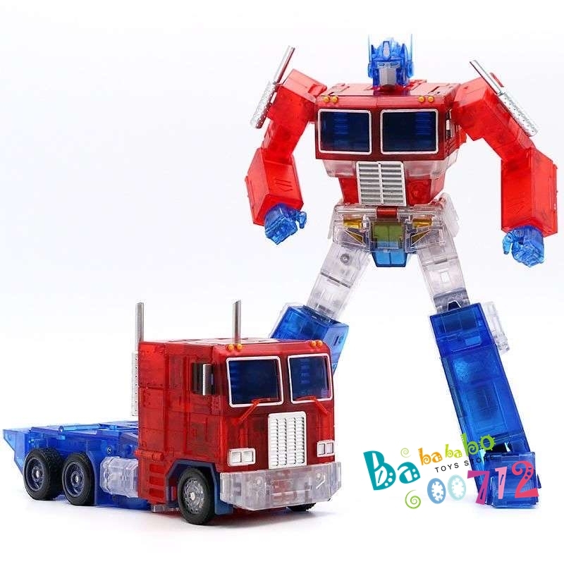 Pre-order Transformers toy Transform Element  TE  Optimus Prime OP Transparent version  Action Figure