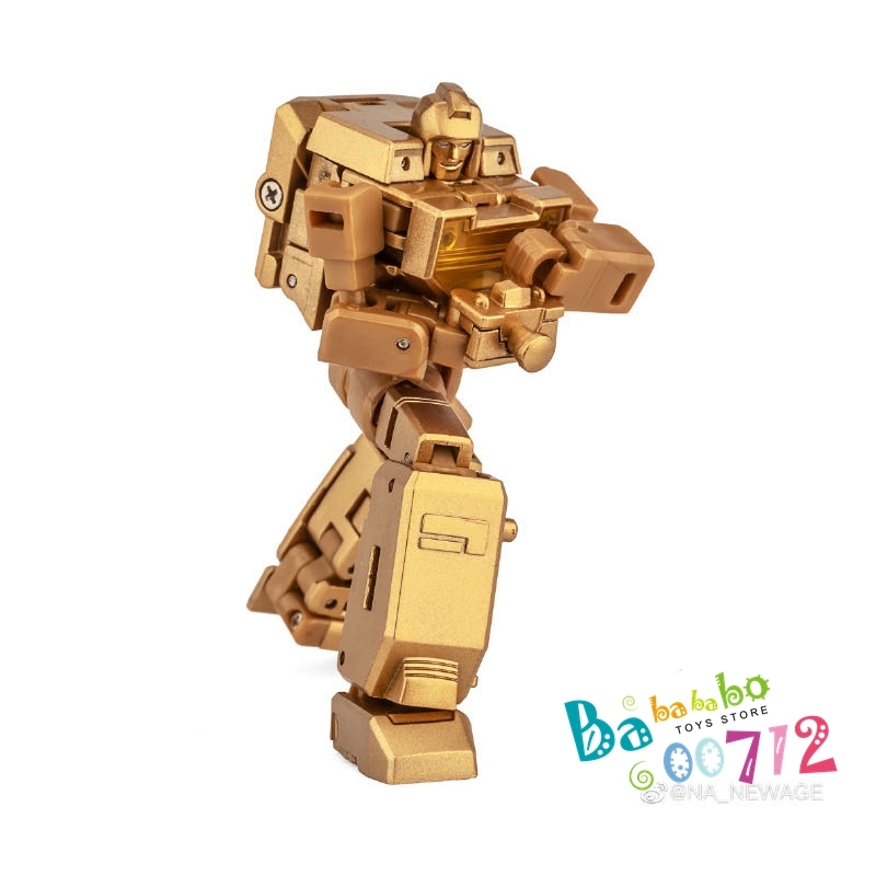 Transformers NewAge H22G GoldenEye Reflector Gold Version Action Figure Toy in stock mini