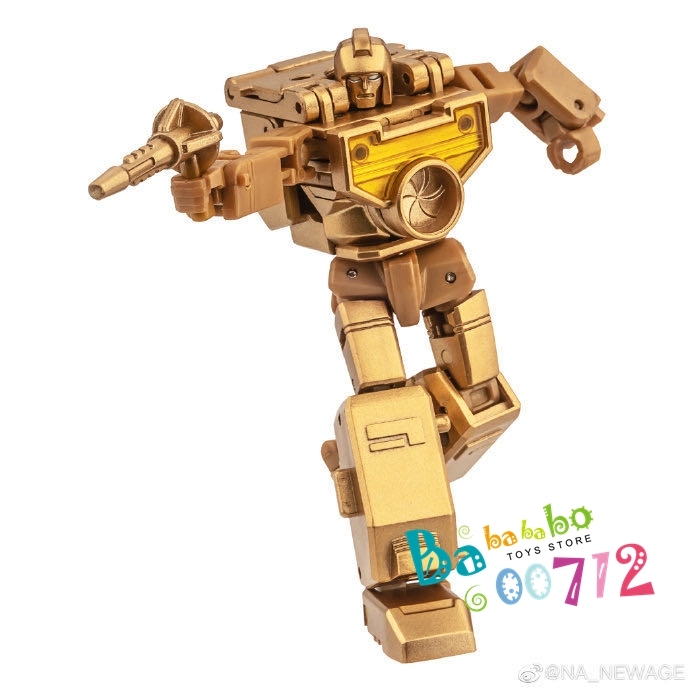 Transformers NewAge H22G GoldenEye Reflector Gold Version Action Figure Toy in stock mini