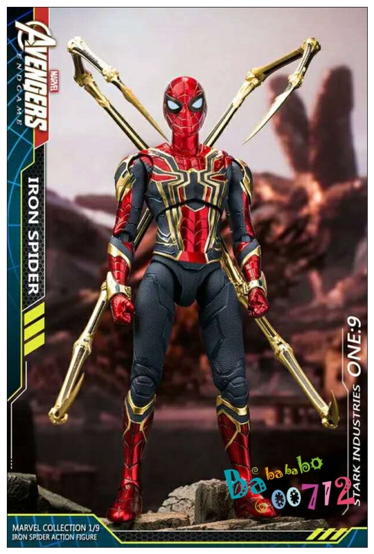 M.W Culture 1/9 Marvel Licensed Avenger Endgame Iron Spider in stock