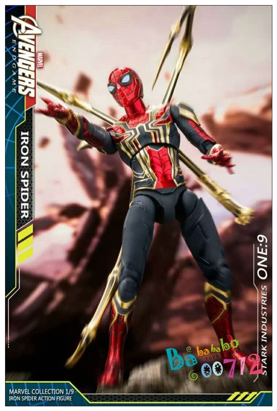 M.W Culture 1/9 Marvel Licensed Avenger Endgame Iron Spider in stock