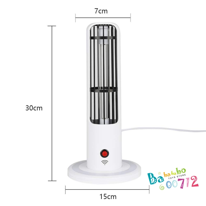 20W UV Germicidal Lamp Multi-function Durable Ultraviolet Sterilization Lamp Disinfection Light with 3 Timer Settings for Bedrooms Kitchens Offices In