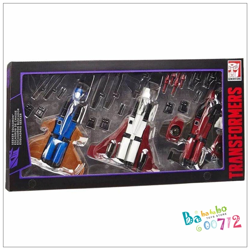 Transformers G1 Platinum Edition SEEKER SQUADRON Digre Thrust Ramjet Gift Toys