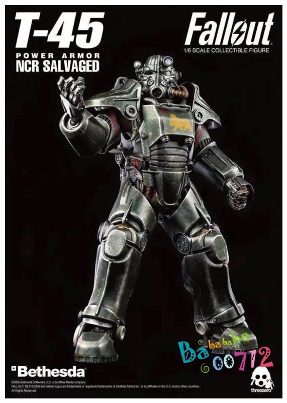 Pre-order Threezero Studio 1/6 T-45 NCR Salvaged Power Armor