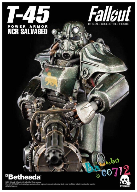 Pre-order Threezero Studio 1/6 T-45 NCR Salvaged Power Armor