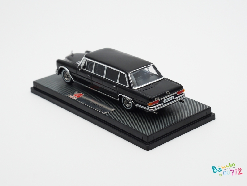 [Preorder]YUNLI 1/64 Scale Mercedes-Benz PULLMAN W100 Black Alloy Model Car Gift Collection