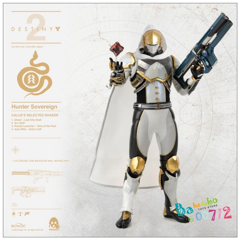 Pre-order Threezero Studio 1/6 Destiny 2 Hunter Sovereign Calus's Selected Shader Version