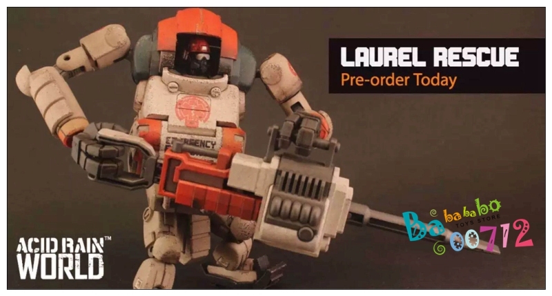 Acid Rain World Rescue Laurel LA3u Action Figure Toy