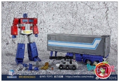 MS-TOYS MS-B18X+ MSB18X+  Optimus Prime MINI Metallic color Action figure toy Transformers